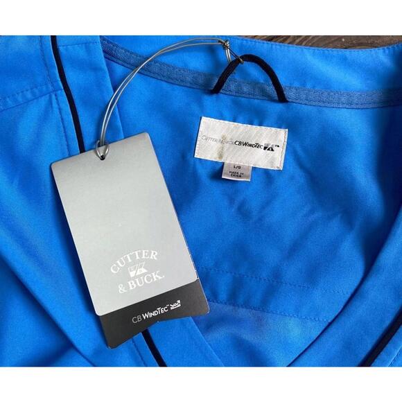 Cutter & Buck WeatherTec Beacon V-Neck Jacket NWT size L - Picture 3 of 5